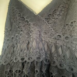 Elegant Black Lace Dress